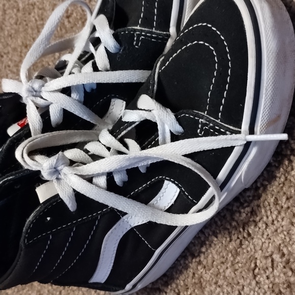 Vans off the wall US kids size 1.0 black - Picture 6 of 9